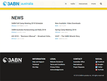 Tablet Screenshot of 3abnaustralia.org.au